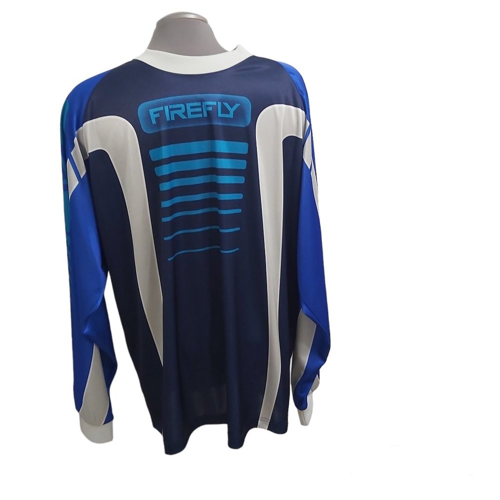 Firefly Triathlon Style Long Sleeve Jersey ATV Wear Sports Jersey Men Size Large